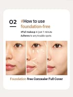 Concealer cu acoperire mare, Missha, 3.8ml - Imagine 5