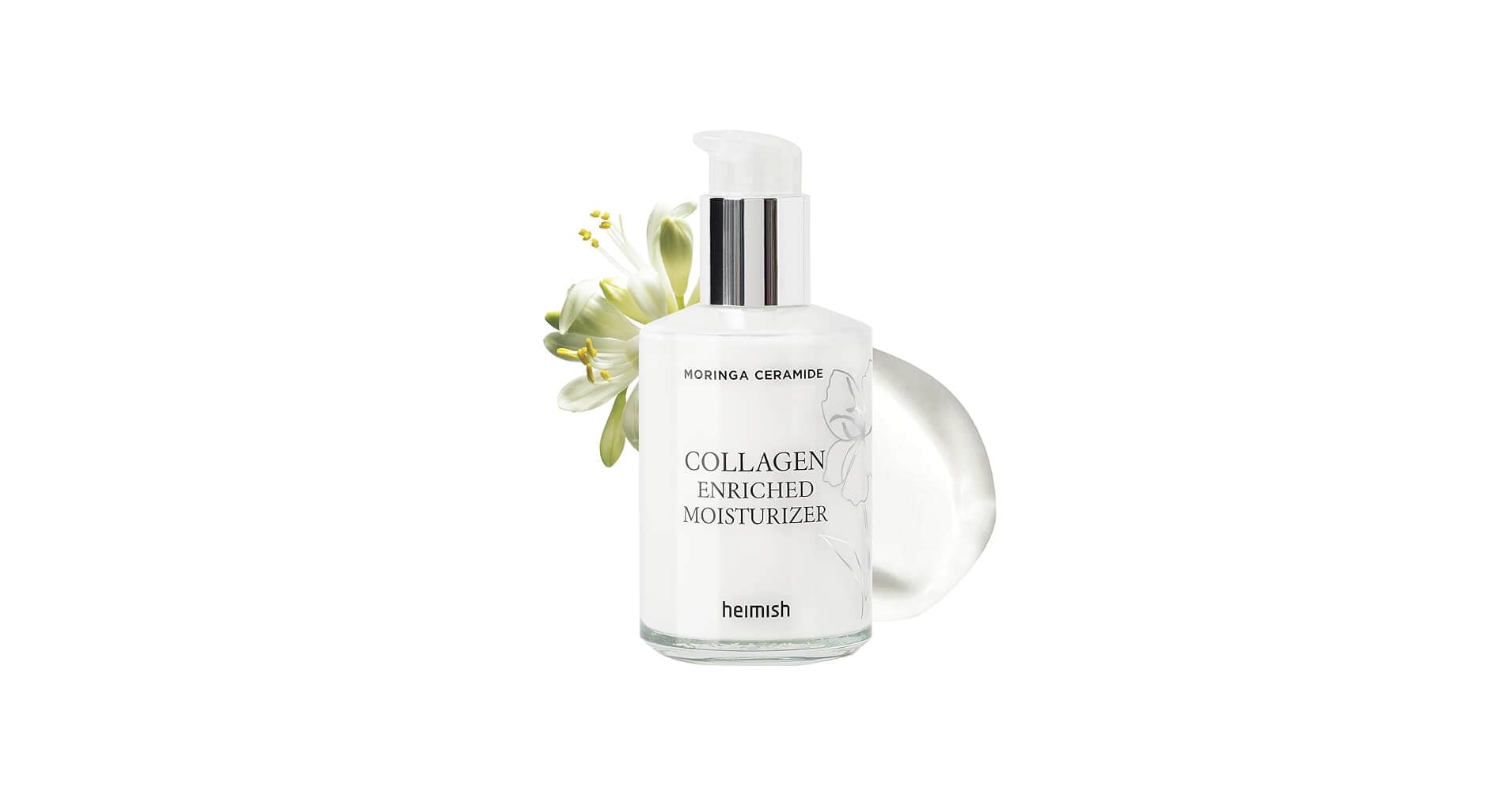 Crema hidratantă cu moringa și ceramide, Heimish, 120ml