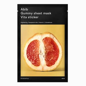 Masca de fata cu efect iluminator Gummy Sheet Vita, ABIB, 27ml
