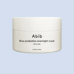 Masca de față hidratantă Rice Probiotics Overnight Mask Barrier Jelly, ABIB, 80ml