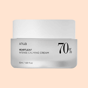 Crema pentru calmarea tenului Heartleaf 70%, Anua, 50ml