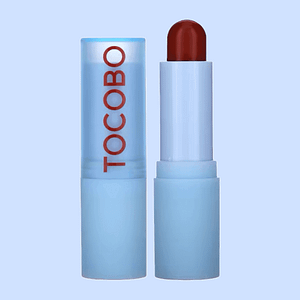 Balsam de buze stralucitor cu tentă, TOCOBO, 031 Rose Burn, 3.5g