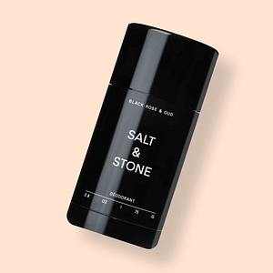Deodorant natural SALT & STONE cu Black Rose & Oud, 75g