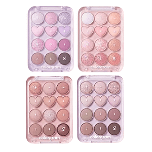 Paletฤ de farduri de pleoape, Colorgram, Pin Point Eyeshadow Palette, 12g