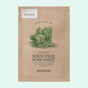 Mască de față cu extract de spanac, SKINFOOD, 23g