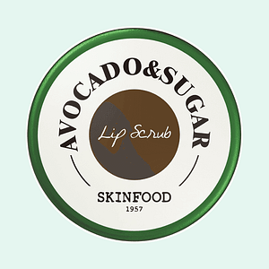 Exfoliant pentru buze cu avocado și zahăr, SKINFOOD, Avocado & Sugar Lip Scrub, 14g