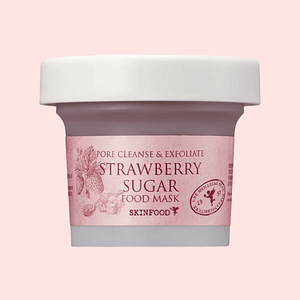 Masca de față cu căpșuni și zahăr, SKINFOOD, 120g