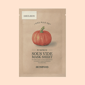 Masca de față Sous Vide cu extract de dovleac, SKINFOOD, 23g