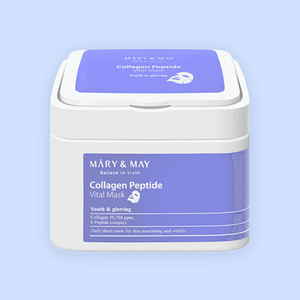 Mască cu colagen și peptide, Mary & May, 30 buc