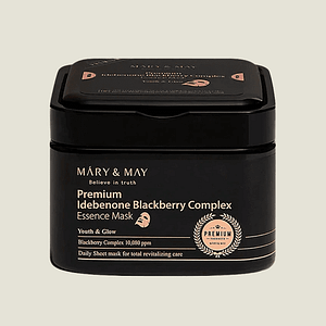 Mască premium cu mure, Mary & May, Blackberry, 20 buc