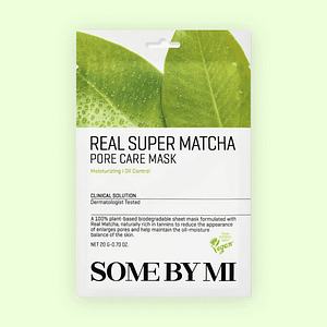 Mască de față pentru pori cu matcha, Some By Mi, Real Care Mask Super Matcha Pore