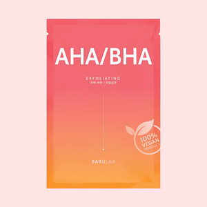 Masca AHA/BHA vegană, Barulab