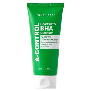 Gel de curățare cu Heartleaf și BHA, NINE LESS, 120ml