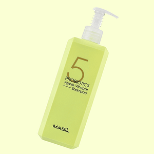 Șampon cu probiotice și oțet de mere, Masil, 5 Probiotics, Jumbo, 500ml