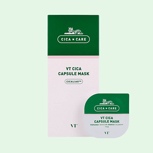 Set de măști cu Cica, VT Cosmetics, Cica Capsule Mask, 1 set