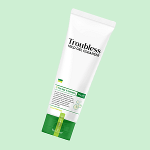 Gel de curățare delicat MILD, Troubless, 120ml
