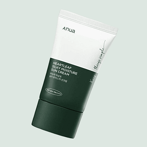 Crema solară SPF Heartleaf Silky Moisture, Anua, 50ml