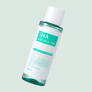 Toner facial cu 3 tipuri de acizi, 3HA Clear, esfolio, 150ml