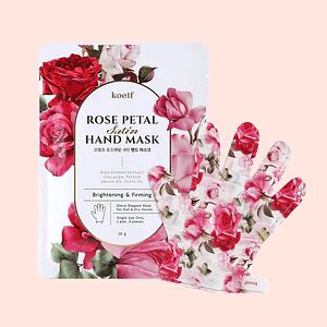 Masca pentru maini, Rose Petal Satin, PETITFEE, 1 pereche