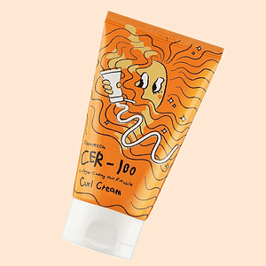 Crema pentru ondularea parului, Cer-100 Collagen Coating Hair A+ Muscle Curl Cream, Elizavecca, 120ml