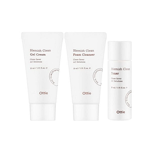 Set miniaturi pentru ten cu imperfecțiuni, Ottie, 3 piese