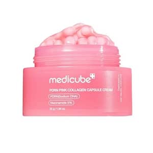 Crema cu capsule colagen, PDRN Pink Collagen Capsule, Medicube, 55g