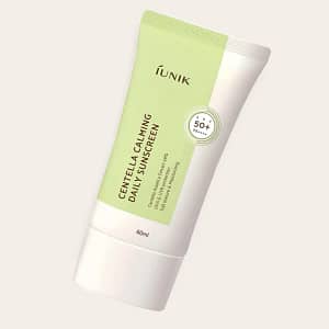 Crema pentru fata cu protectie solara SPF 50+ PA++++ Centella Calming, iUNIK, 60ml