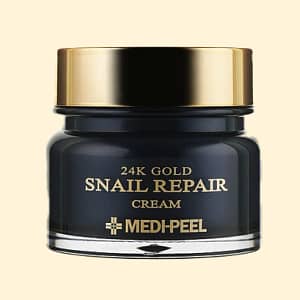 Crema reparatoare cu mucina de melc si aur, 24k Gold Snail Repair Cream, Medi-Peel, 50ml