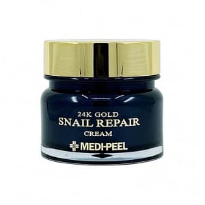 Crema reparatoare cu mucina de melc si aur, 24k Gold Snail Repair Cream, Medi-Peel, 50ml