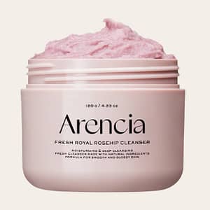 Spuma de curatare faciala cu mochi de orez, Fresh Royal Rosehip Mochi Cleanser, Arencia, 120g