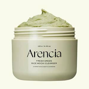 Spuma de curatare faciala cu mochi de orez, Fresh Green Rice Mochi Cleanser, Arencia, 120g
