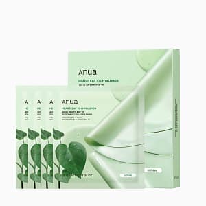 Anua – Heartleaf 70 Soothing Collagen Mask, 4 buc * 38g