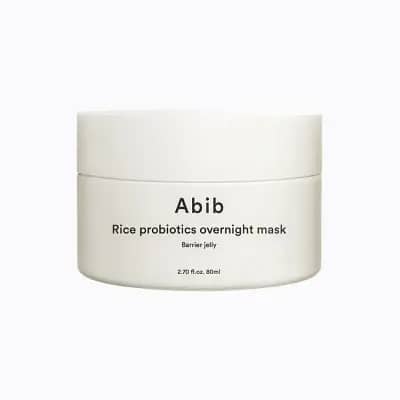 Masca de față hidratantă Rice Probiotics Overnight Mask Barrier Jelly, ABIB, 80ml