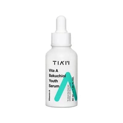 Serum anti-îmbătrânire cu vitamina A și bakuchiol, TIAM, 40ml
