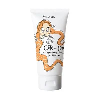 Crema colagen pentru par, Cer-100 Milky Piggy Collagen Coating Protein Ion Injection, Elizavecca, 50ml