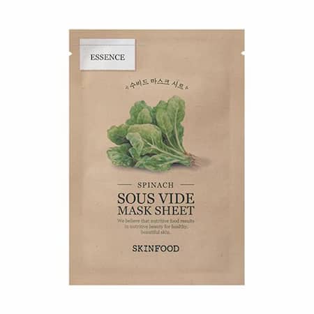 Mască de față cu extract de spanac, SKINFOOD, 23g
