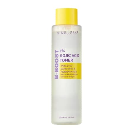 Toner de față iluminator cu 1% acid kojic, Nine Less B-Boost, 200ml