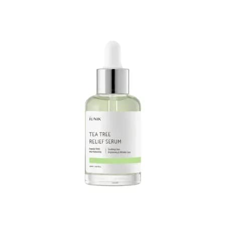 iUNIK Tea Tree Relief Serum - Serum cu arbore de ceai, 50ml