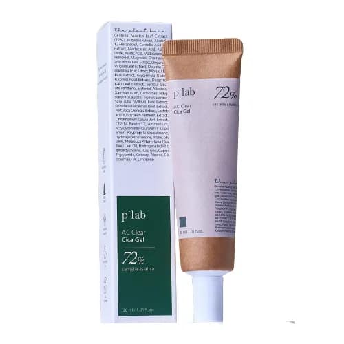 Gel pentru ten cu imperfecțiuni și Cica, THE PLANT BASE, AC Clear Cica Gel, 30ml