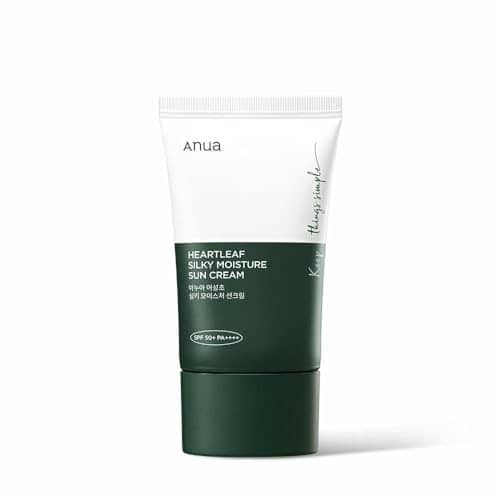 Crema solară SPF Heartleaf Silky Moisture, Anua, 50ml