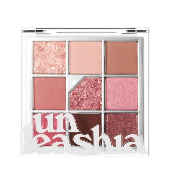 Unleashia Glitterpedia Eye Palette, 05 All of Dusty Rose