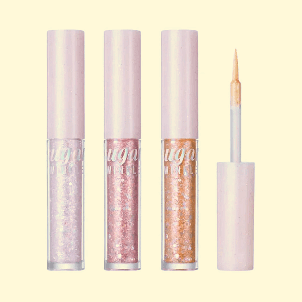 Fard lichid cu glitter, Peripera, Sugar Twinkle Liquid Glitter, 2g - Imagine 1