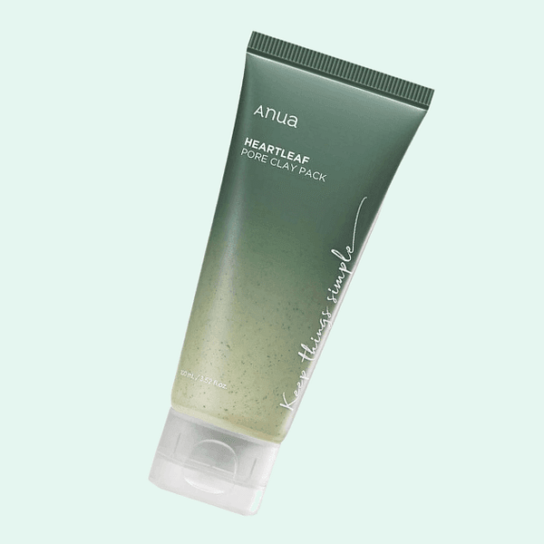 Masca cu argilă pentru pori, Anua, Heartleaf Pore Clay Pack, 100ml - Imagine 1