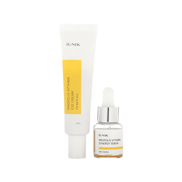 Set cremă pentru ochi cu propolis și ser cu vitamine, iUNIK