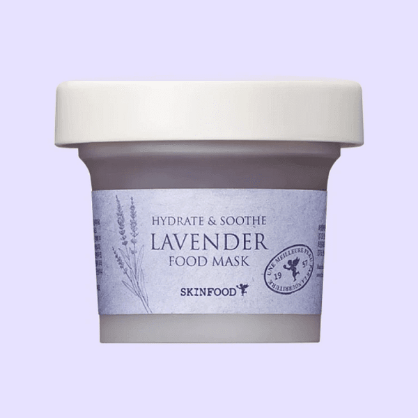 Mască de față cu lavandă, SKINFOOD, Lavender Food Mask, 120g - Imagine 1