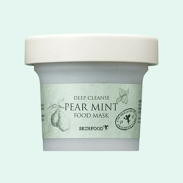 Masca de față cu pere și mentă, SKINFOOD, 120g - Imagine 1