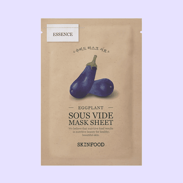 Masca de față Sous Vide cu extract de vânătă, SKINFOOD, 23g - Imagine 1