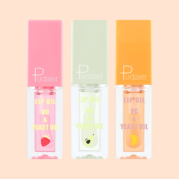 Ulei hidratant pentru buze cu fructe, Pudaier, Clear Moisturizing Fruit Lip Oil, 4.5g - Imagine 1