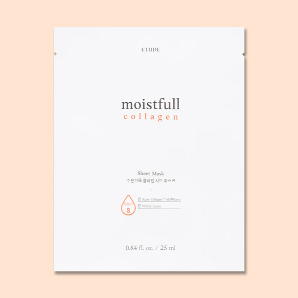 Masca de față cu colagen Moistfull, Etude, 1 buc - Imagine 1
