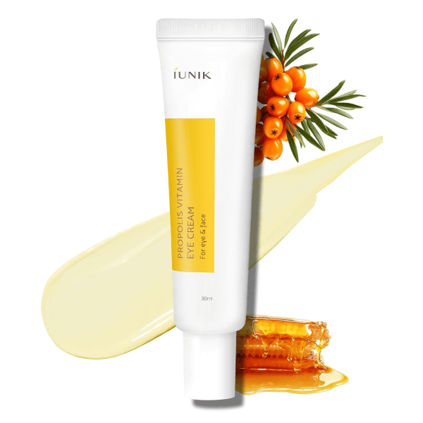 Crema de ochi cu propolis și vitamina, iUNIK, 30ml